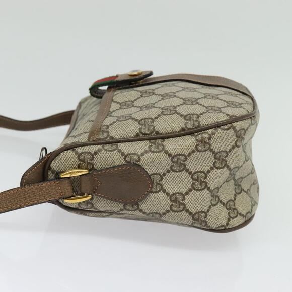 GUCCI GG Supreme Web Sherry Line Shoulder Bag Pvc Beige 89 02 032 - Picture 4 of 16